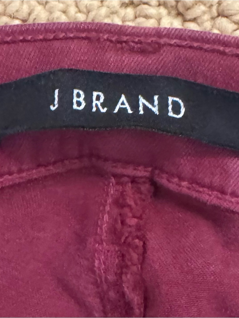 J Brand Women's Burgundy Jeans - J Brand size 29